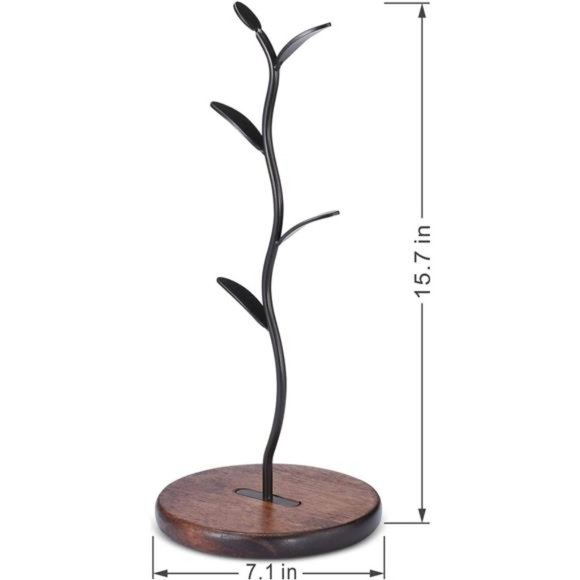 Mug Holder,Countertop Mug Tree,Coffee Mugs & Tea Cup Storage Rack,Coffee Counter - Picture 4 of 6